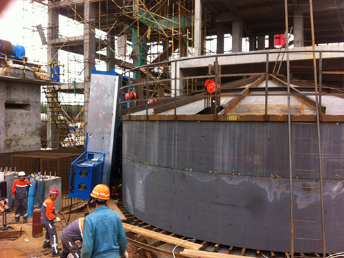 正倒装两用气电立焊机 